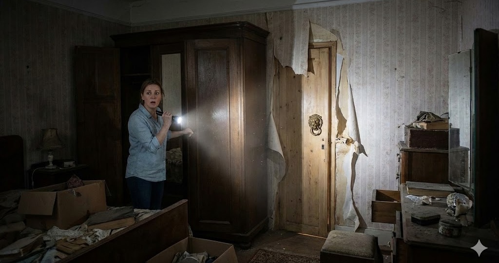 Три дня до продажи: я нашла в доме «жадной» бабушки дверь, которой не было на плане. То, что я увидела за ней,заставило меня отменить сделку