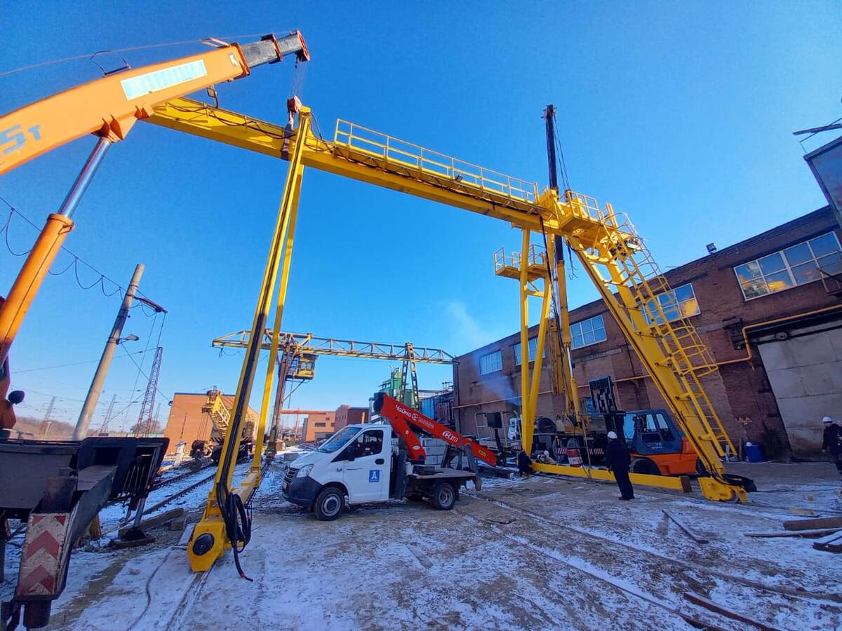 Козловой кран г/п 10 тонн производство фирмы КранШталь