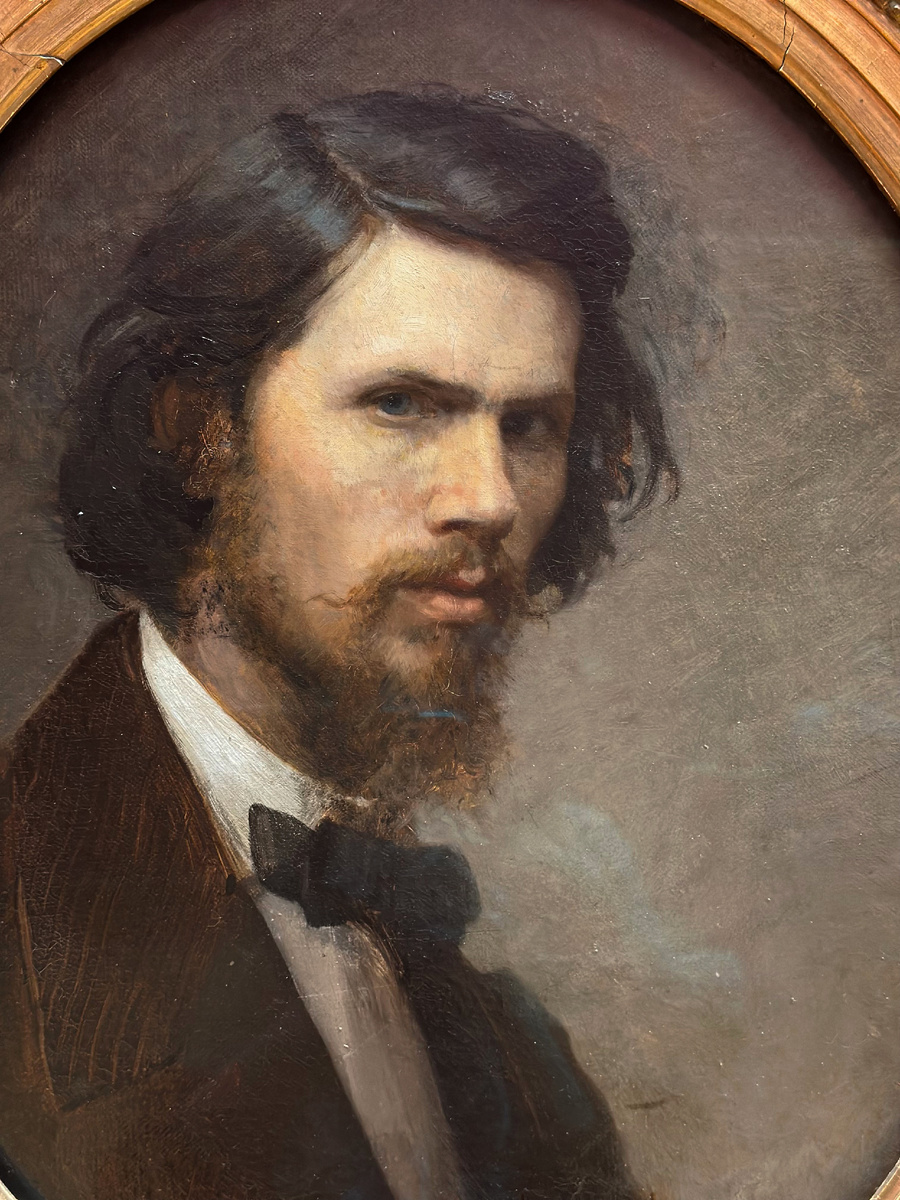 Художник Иван Крамской, "Автопортрет", 1867г., холст, масло, фото автора