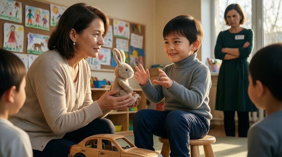 Чтобы понять причину такого "разного" поведения, понаблюдайте за... взрослыми. Как этот взрослый общается с ребенком? 