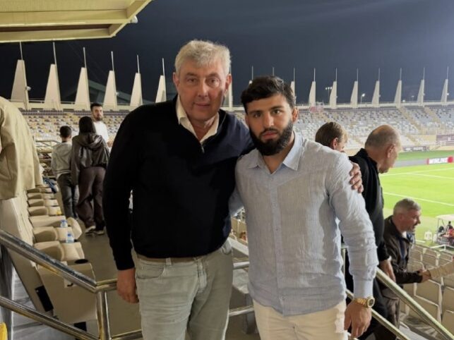    Царукян встретился с Галицким, фото соцсети бойца