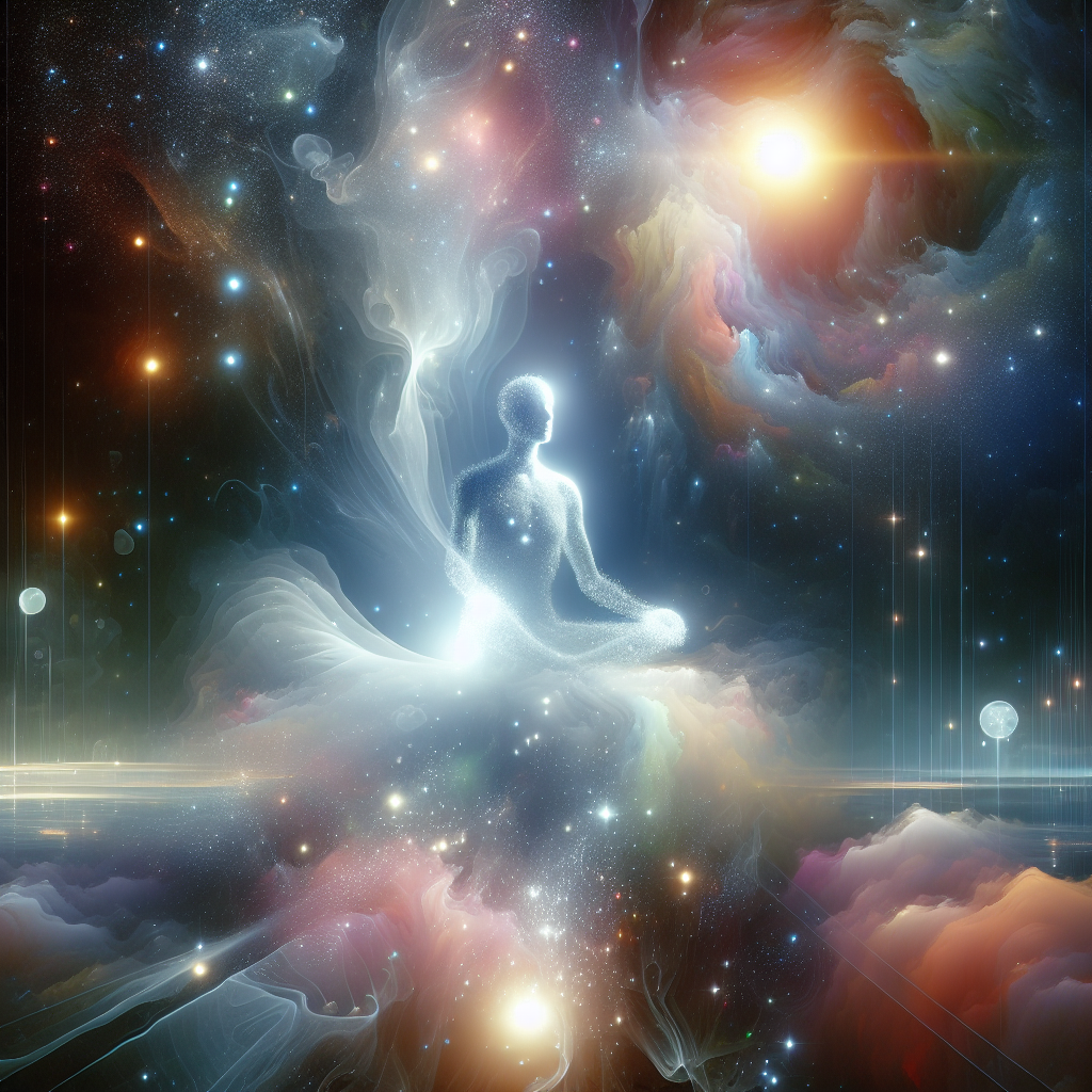 Ты задаёшь вопрос… и молчишь.
Ты сидишь.
Ты закрываешь глаза.
Ты шепчешь: «Кто я?»
И ждёшь ответа.
Но ответ не приходит в словах.
Он приходит в тишине.
Потому что «Кто я?» — это не вопрос разума.
Это призыв души.
«Спроси, и ты услышишь.
Но не потому что я отвечу —
а потому что ты перестанешь слушать себя».

 Ты — не твоё имя. Не твоя работа. Не твои раны.
Ты — не «бывший инженер».
Ты — не «отец».
Ты — не «человек, который боится одиночества».
Ты — не «тот, кто потерял веру».
Это — маски.
Это — одежда, которую ты надел, чтобы выжить.
Но ты — то, что остаётся, когда снимаешь всё.
Когда ты перестаёшь называть себя —
ты начинаешь быть.

 Древние говорили: «Тат Твам Аси»
В Упанишадах, тысячи лет назад, мудрецы говорили:
«Тат Твам Аси» — «Ты — это То».
То — это не Бог.
Не небо.
Не солнце.
То — это чистое сознание, которое наблюдает за мыслями, чувствами, болью, радостью…
…и остаётся неприкосновенным.
Ты — не мысль.
Ты — наблюдатель мыслей.
Ты — не эмоция.
Ты — пространство, в котором она возникает.
Ты — свет, который освещает всё, но сам не меняется.

 Ты — как небо
Представь:
Небо.
Облака проходят.
Дождь идёт.
Гром гремит.
Звёзды появляются.
Солнце садится.
Но небо остаётся.
Оно не говорит: «Я — облако».
Оно не кричит: «Я — туча».
Оно просто есть.
Ты — как небо.
Твои мысли — облака.
Твои страхи — грозы.
Твои мечты — звёзды.
А ты?
Ты — небо.

 Что, если ты — не человек?
Что, если ты — энергия, которая решила принять форму человека, чтобы почувствовать:
Свет.
Боль.
Любовь.
Тишину.
Что, если ты — не тело, а сознание, которое выбрало тело, чтобы увидеть, как оно светится?
Тогда…
Ты не ищешь себя.
Ты вспоминаешь себя.

  «Кто я?» — как медитация
Завтра утром, когда проснёшься —
не вставай сразу.
Не проверяй телефон.
Не думай о делах.
Просто закрой глаза.
И спроси:
«Кто я?»
И жди.
Не жди ответа.
Жди тишины.
И в этой тишине — ты услышишь:
«Я — есть».
Это и есть ответ.
Не слово.
Не идея.
— Бытие.

 Ты — не ищешь. Ты — вспоминаешь
Ты не потерялся.
Ты просто забыл, что ты — св