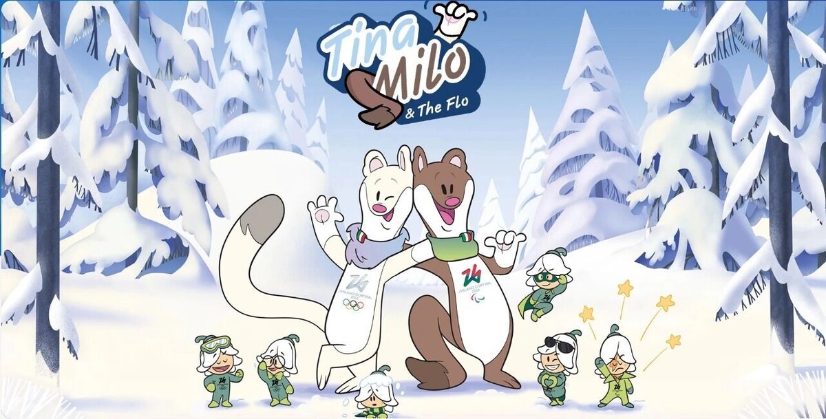    Олимпийским талисманом ОИ-2026 стал белый горностай Тина (сокращенное название от города Кортина), паралимпийским — его брат Мило   eurolympic.com