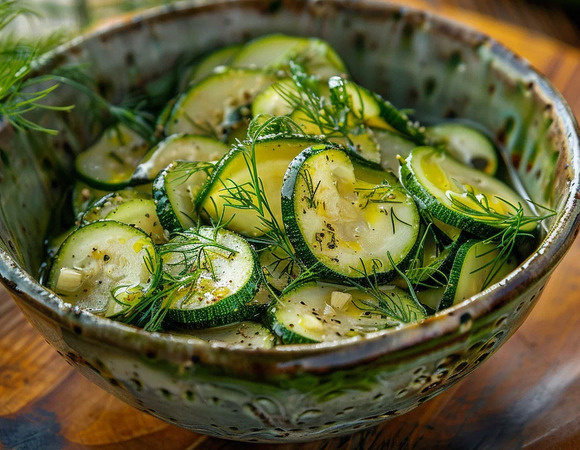 Маринованные кабачки быстрого приготовления