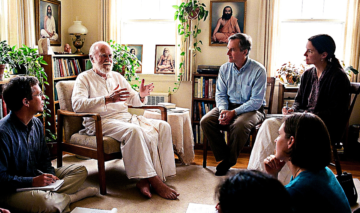 Роберт Адамс с учениками