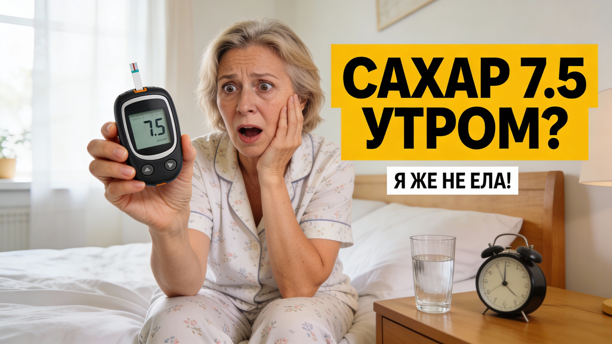«Вечером не ела, а утром сахар 7,5!» Почему печень устраивает ночную диверсию и как договориться с организмом без таблеток