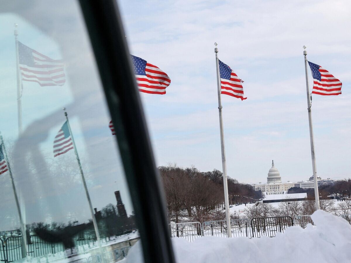   Флаги США в Вашингтоне | © REUTERS / Kylie Cooper