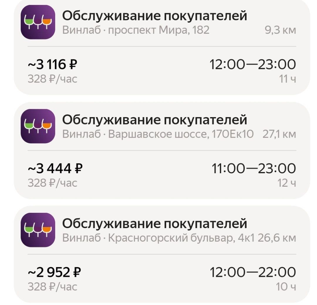 ставка всегда одинаковаяя, отличаются только часы