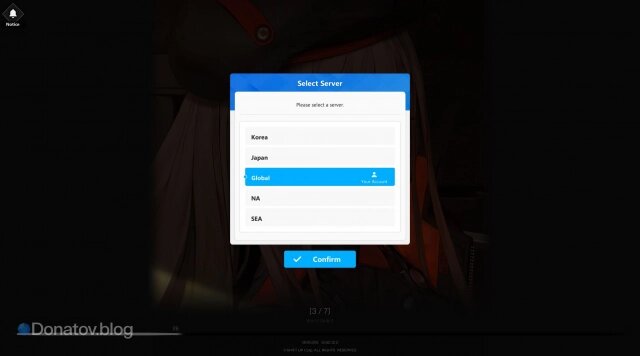    Сервер Global в Goddess of Victory: Nikke