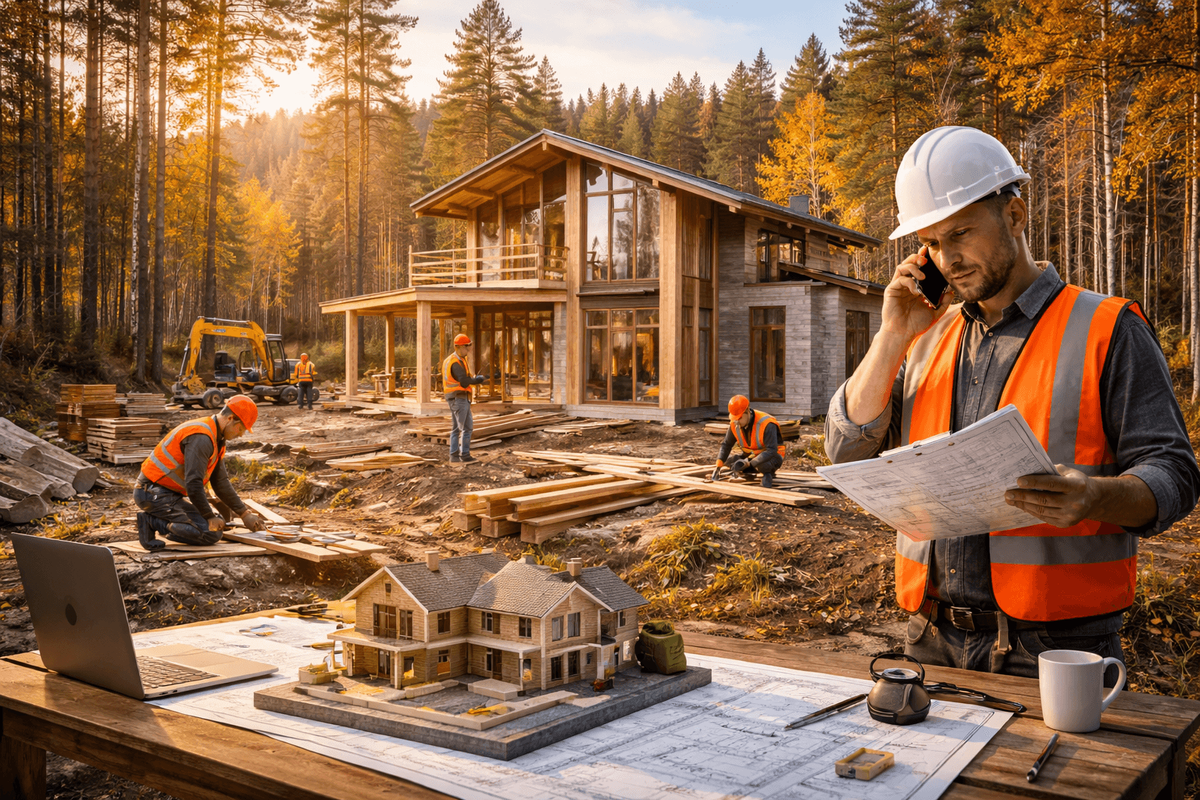     контроль строительства дома и приемка работ