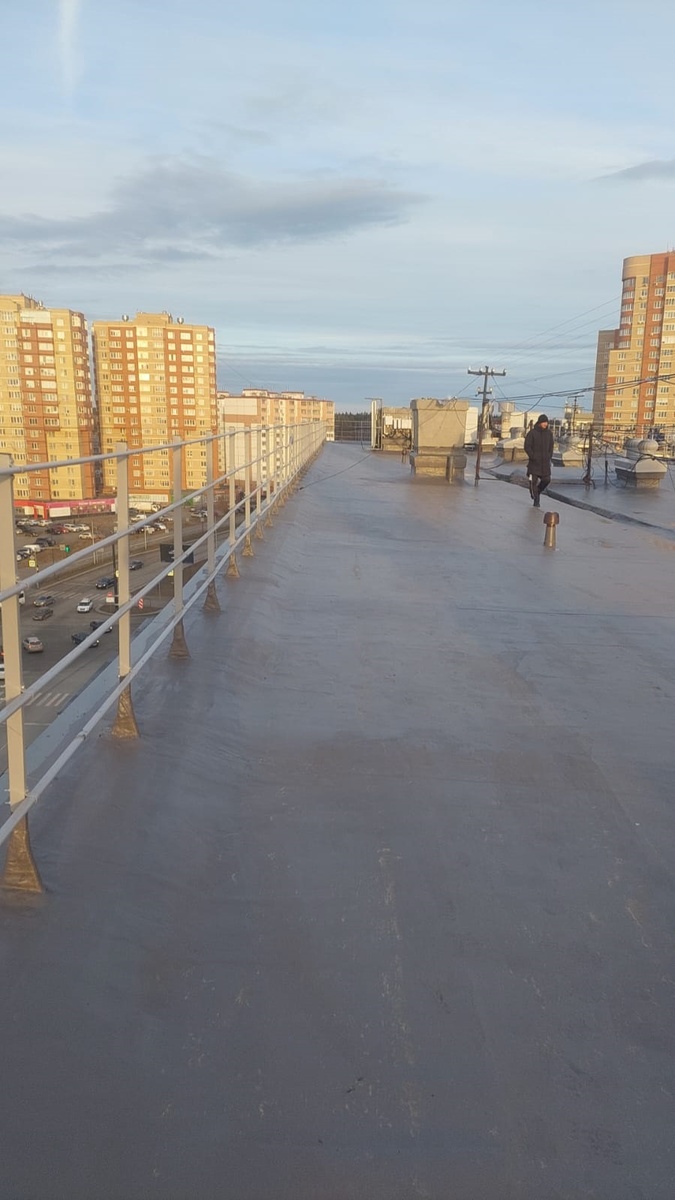 фотография кровли после ремонта