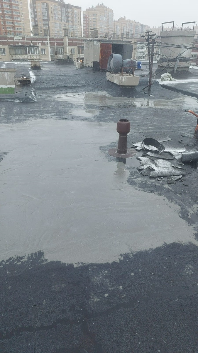 фотография кровли до ремонта