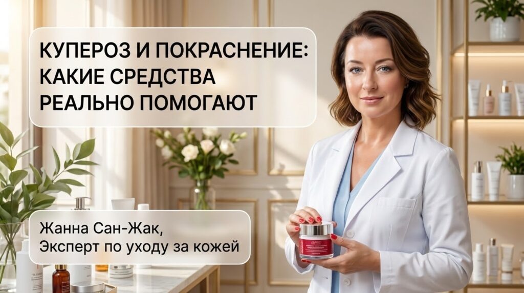    Купероз и покраснение: какие средства реально помогают. Узнайте, как современные активы и клинические формулы помогают коже выглядеть моложе с JAQ SKIN. Жанна Сан-Жак