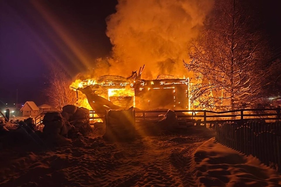    Детский сад сгорел дотла в селе Танда Прокуратура Якутии