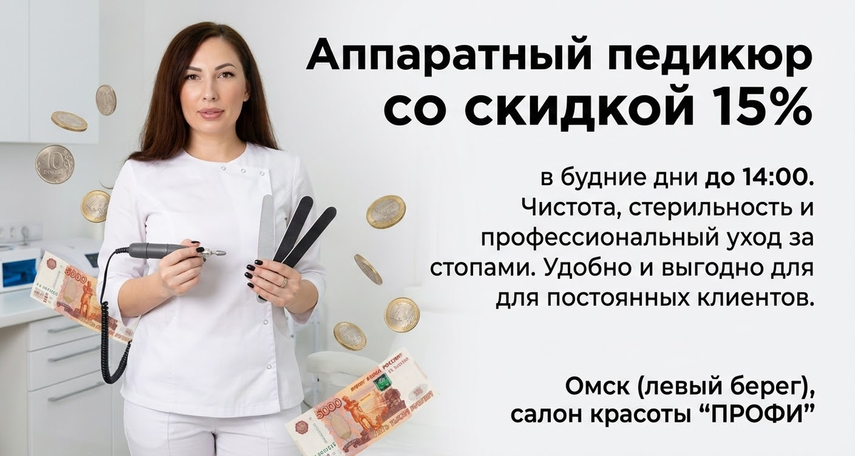 Педикюр Омск: цены на гель-лак и тренды 
