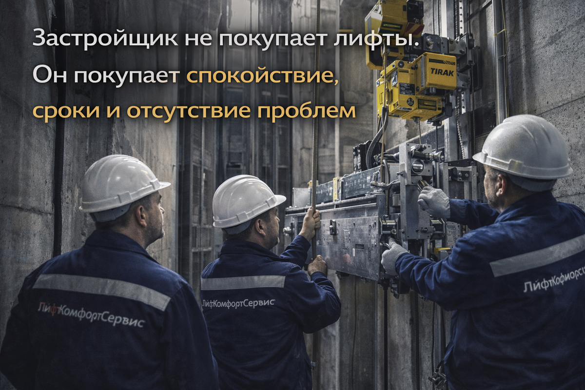 Он покупает спокойствие, сроки и отсутствие проблем