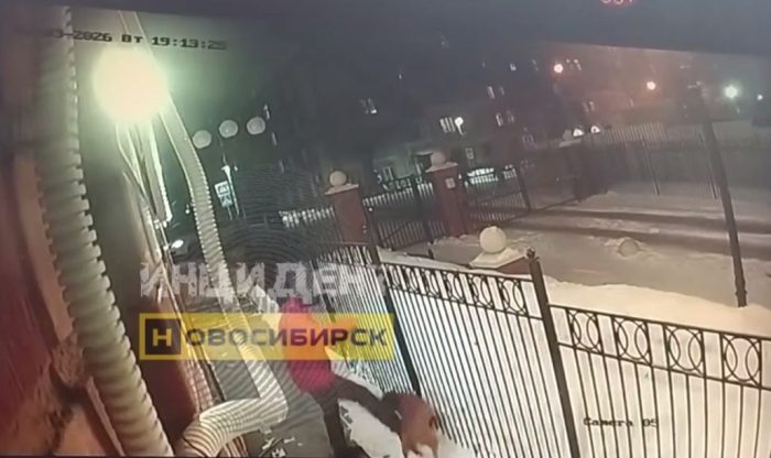 Скриншот видео телеграм-канала «Инцидент Новосибирск».