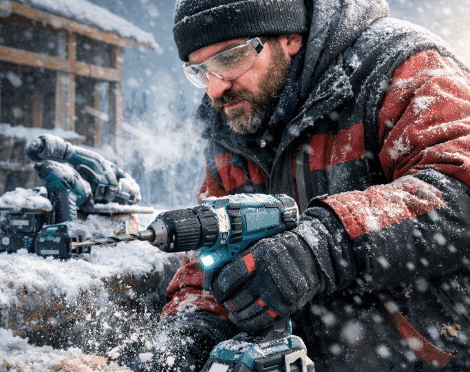 Аккумуляторные инструменты для зимы: Как они работают при морозах до -20°C?