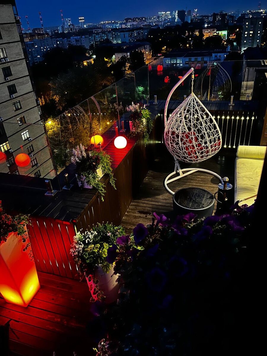 Озеленение террасы в Тюмени / фото из личного состава 