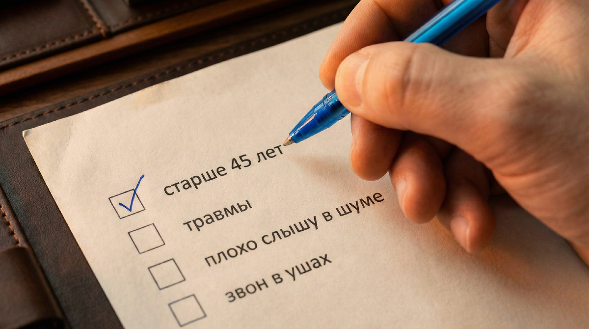 Врачи рекомендуют проверять слух раз в 2 года после 40 лет. И каждый год после 60 лет.