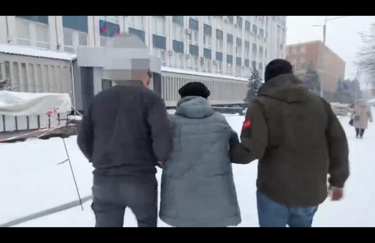    Скриншот видеосъемки УФСБ РФ по ЛНР