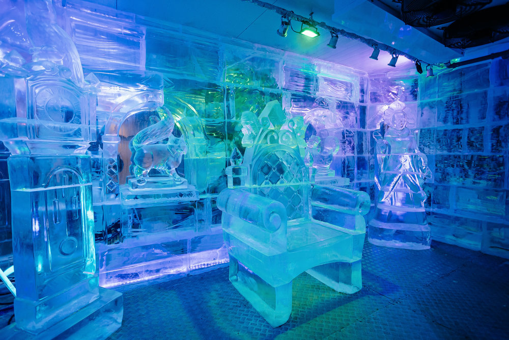 Ледяной трон в Резиденции Снегурочки