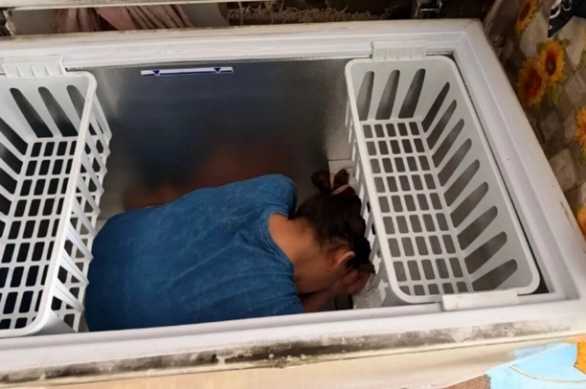    Многодетная мать из Башкирии пряталась от приставов в морозильнике