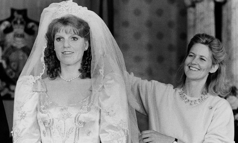 Сара Фергюсон в день свадьбы