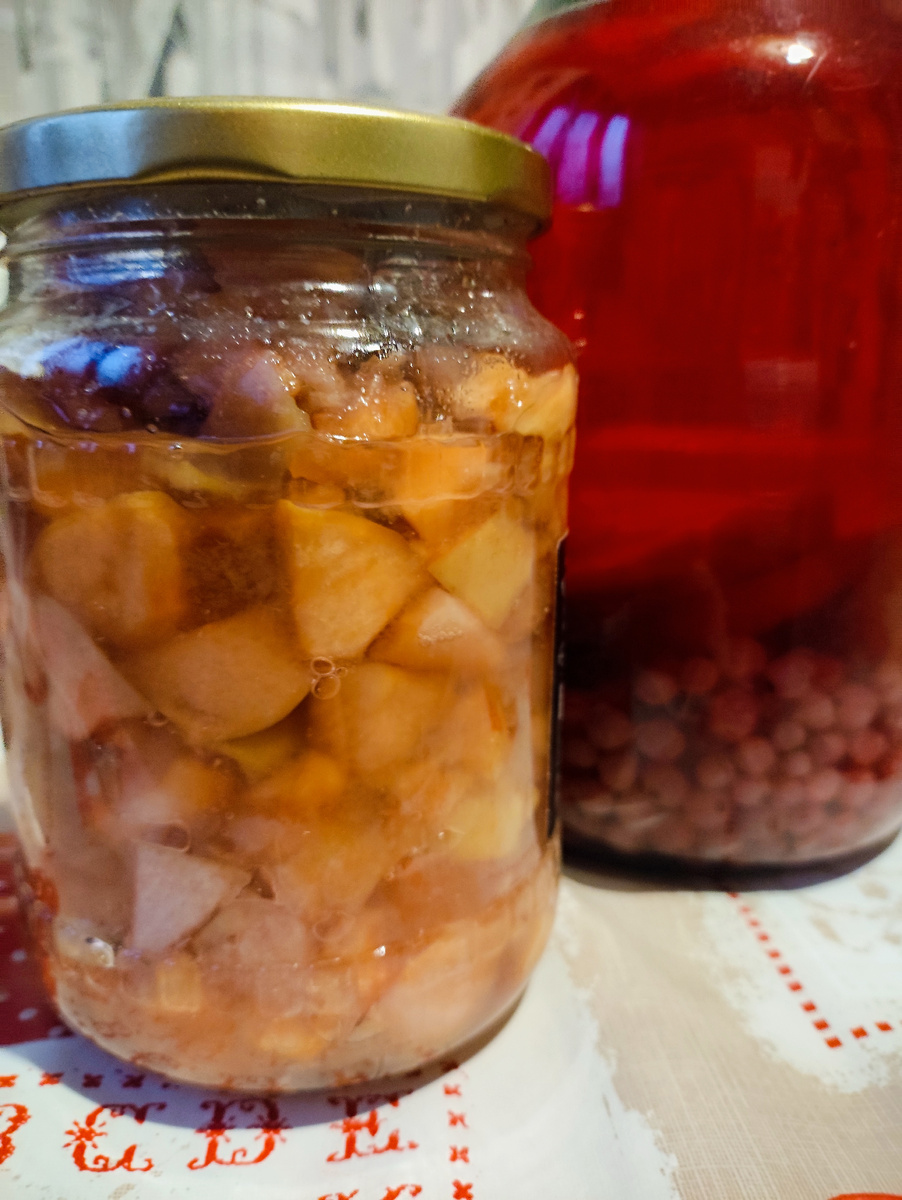 Яблоки в сиропе