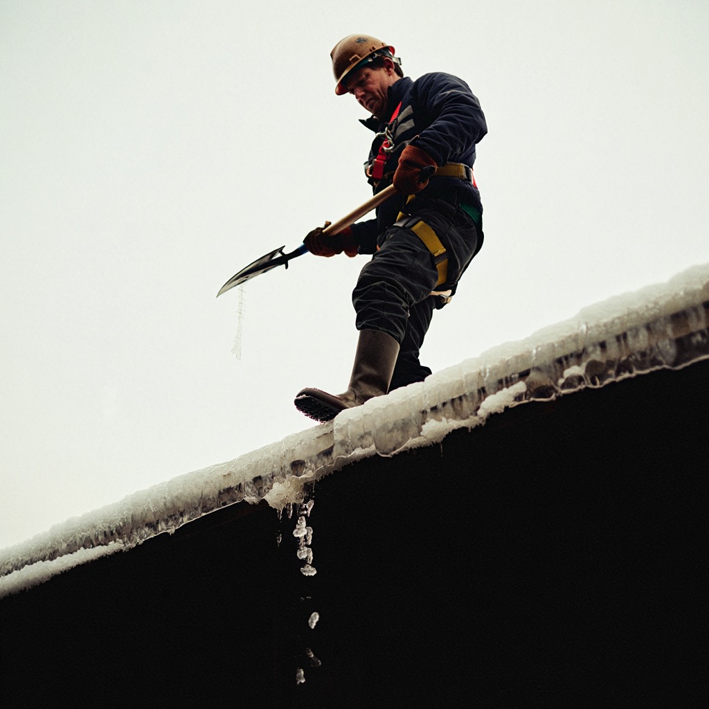 Безопасность при работе на высоте зимой