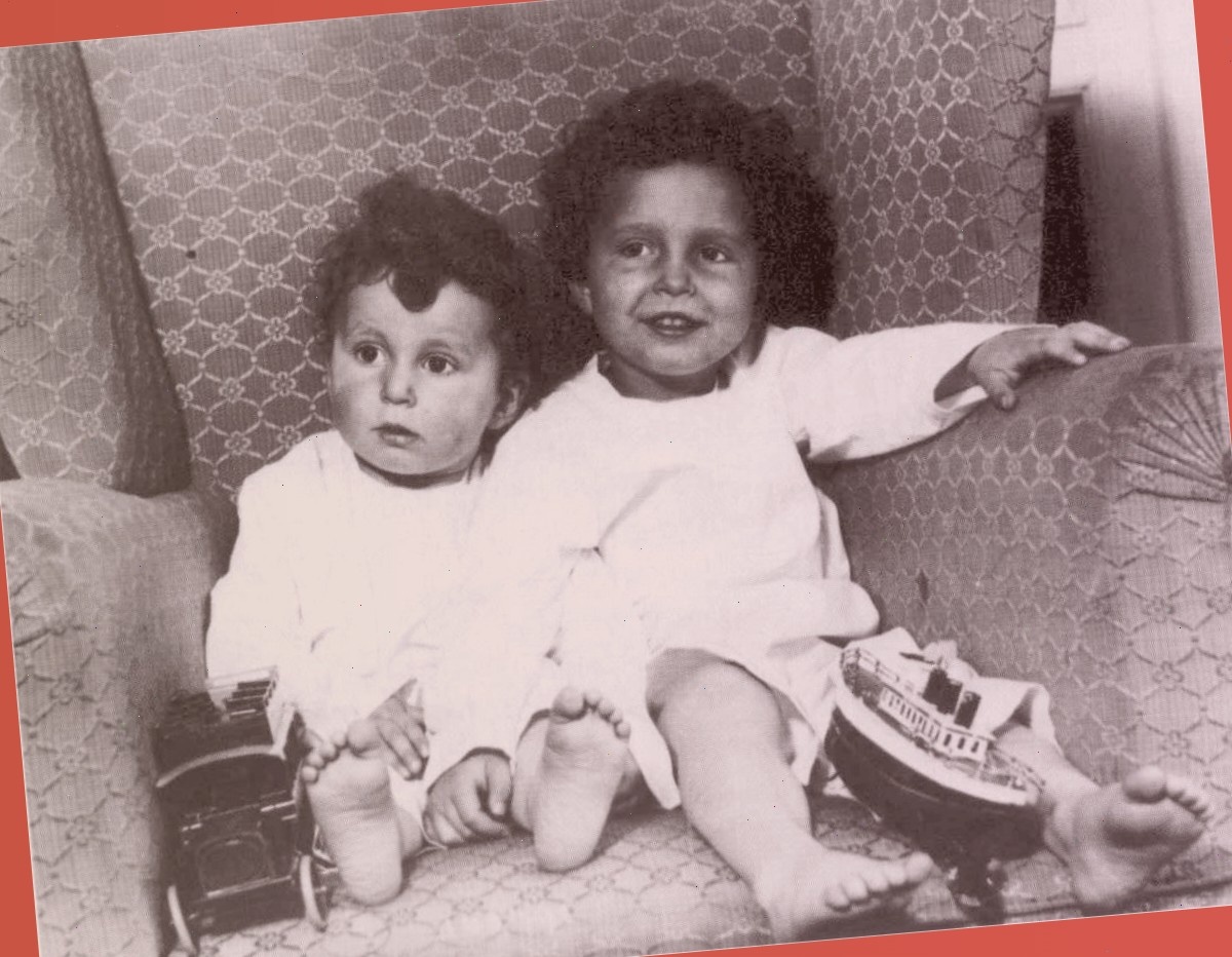 Слева Эдмон, справа Мишель младший