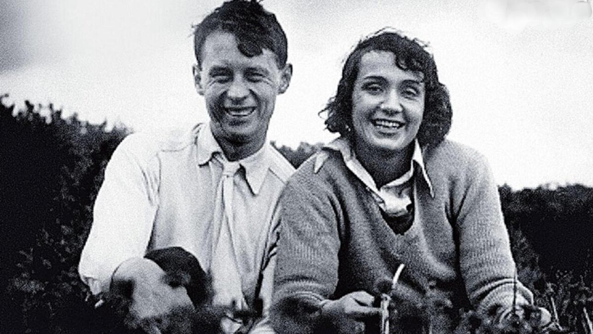 Иван Пырьев с первой супругой Адой Войцик 