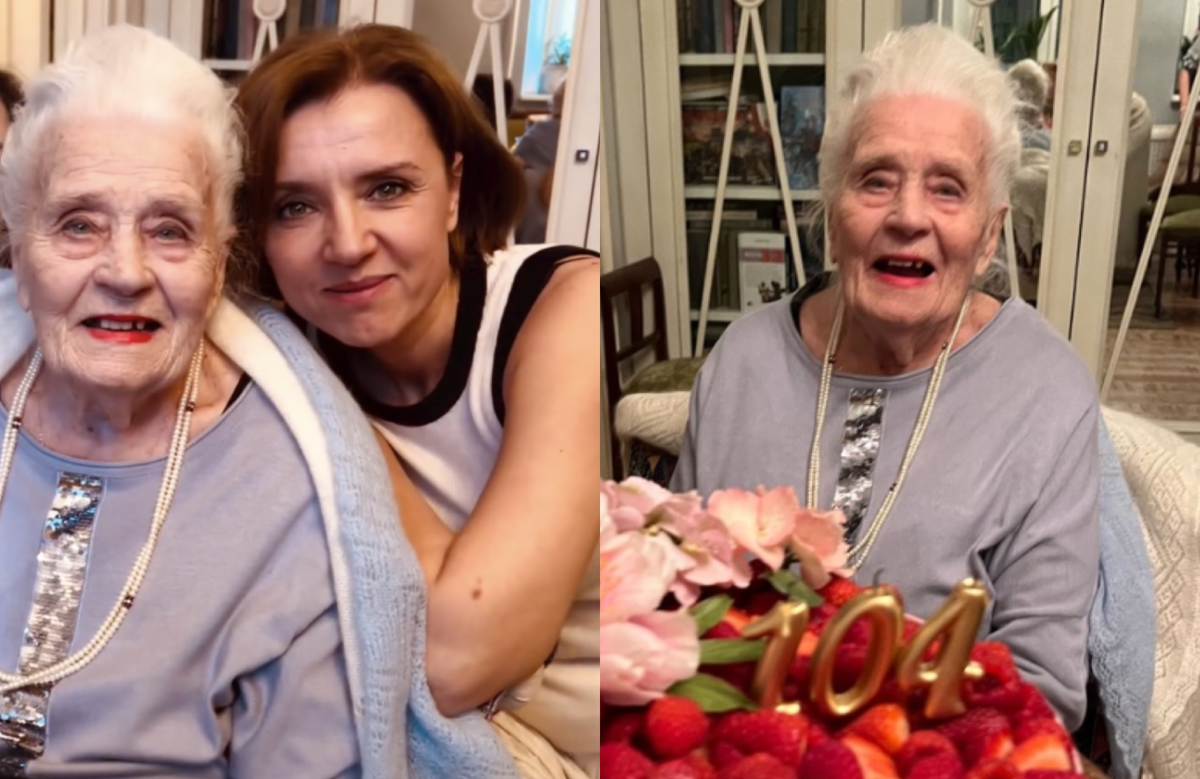 на фото бабушка Ксении Алферовой 