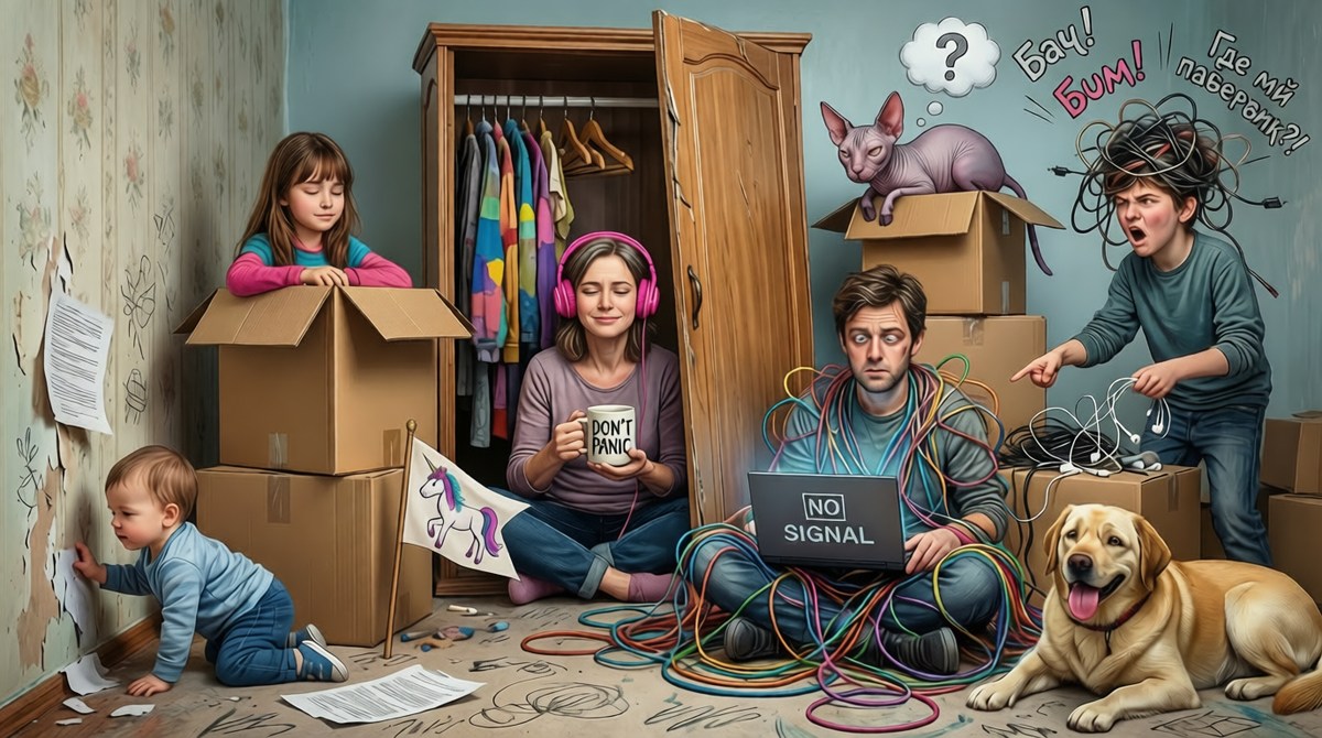 Тайм-аут в шкафу: как я отвоевала 5 минут тишины у новой квартиры