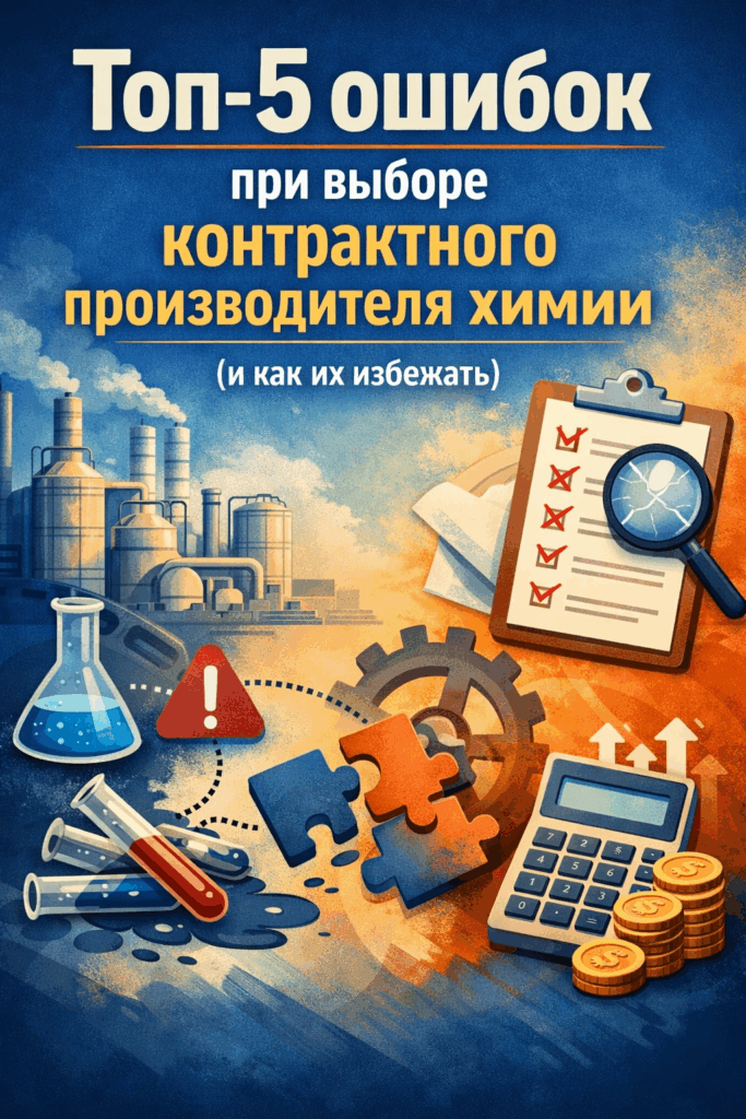    5 ошибок при выборе контрактного производителя химии: Как быстро запустить СТМ на маркетплейсах без потери качества SYNERBRAUN