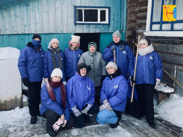    150 добровольцев из студотрядов убирали снег в 50 населенных пунктах Кировской области