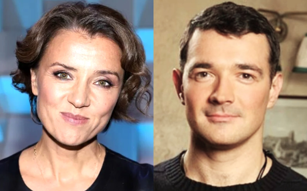 на фото Ксения Алферова и Егор Бероев 