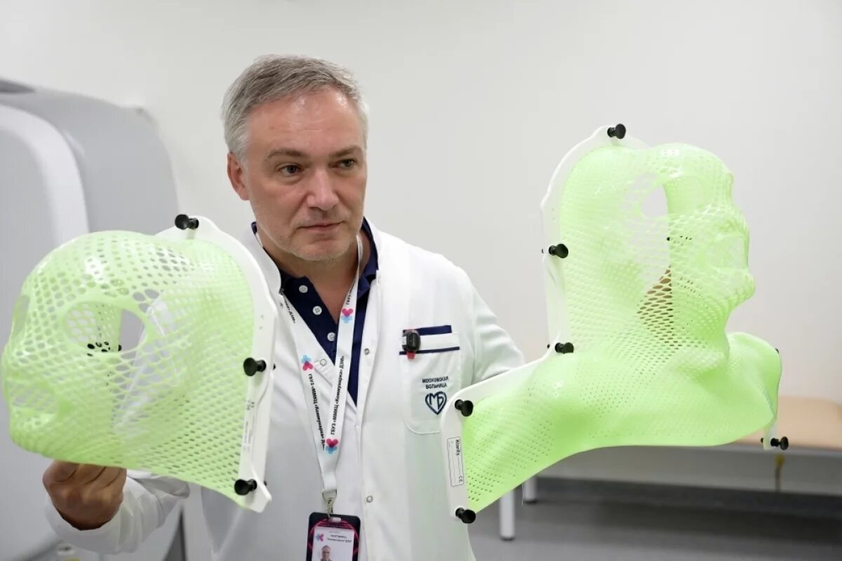    Кабинет топометрии в корпусе лучевой терапии в Московском многопрофильном клиническом центре «Коммунарка».