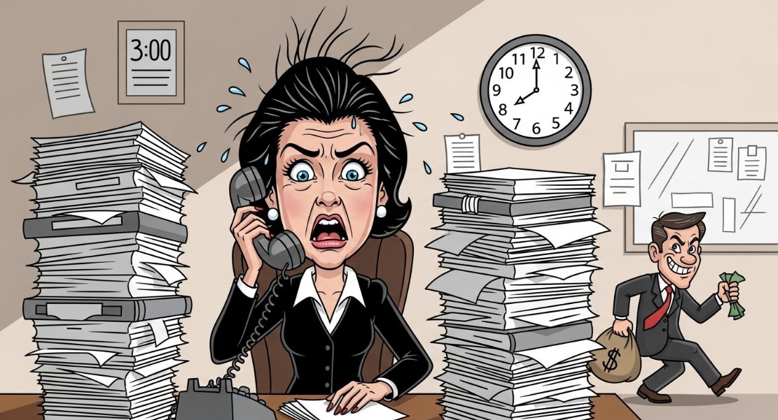 Время - ценно - не трать! Рисунок автора.