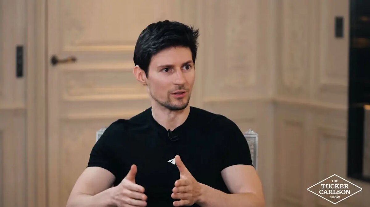    Фото: кадр интервью Павла Дурова на YouTube-канале Такера Карлсона