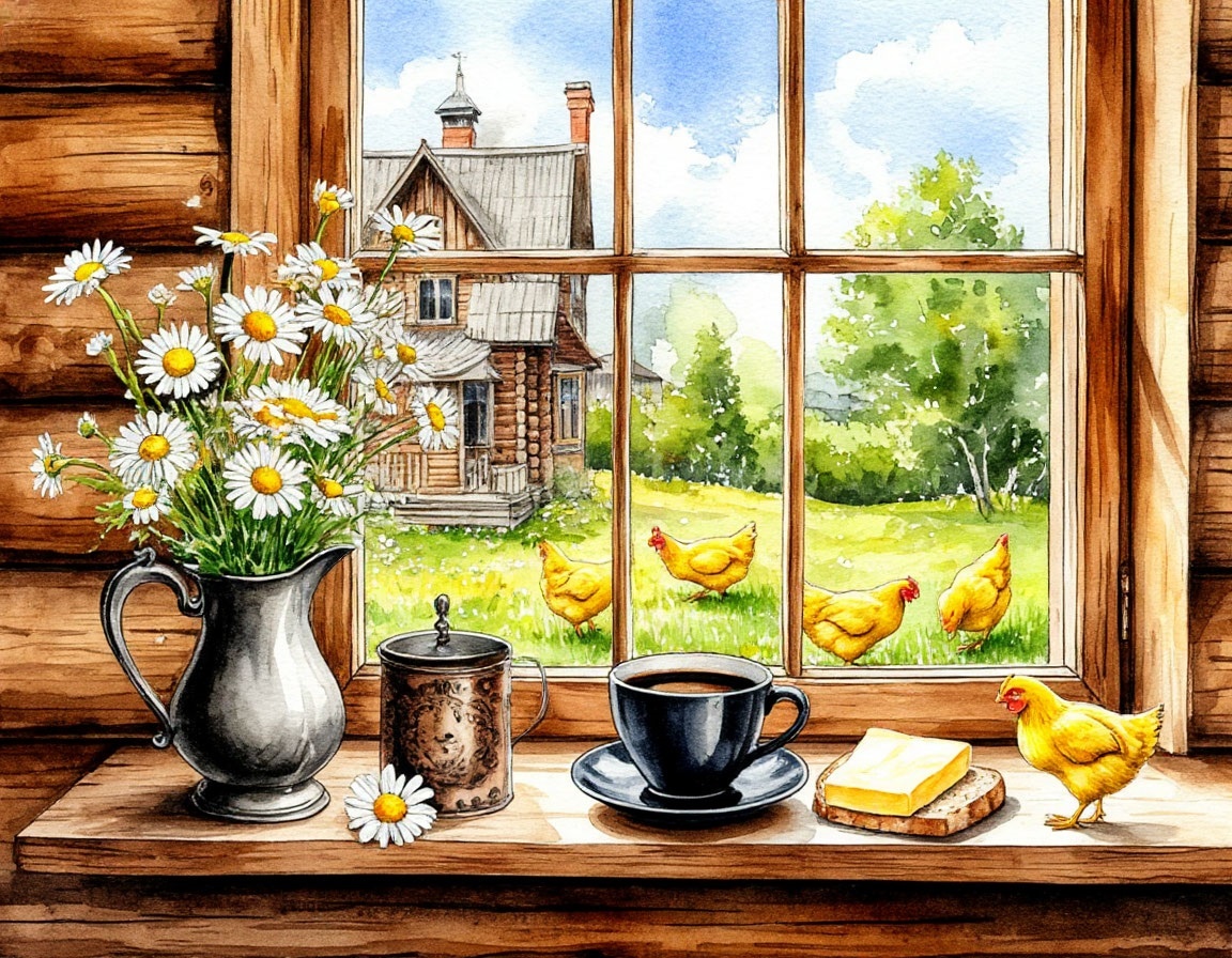 Oops, AI drew chicks like small hens.