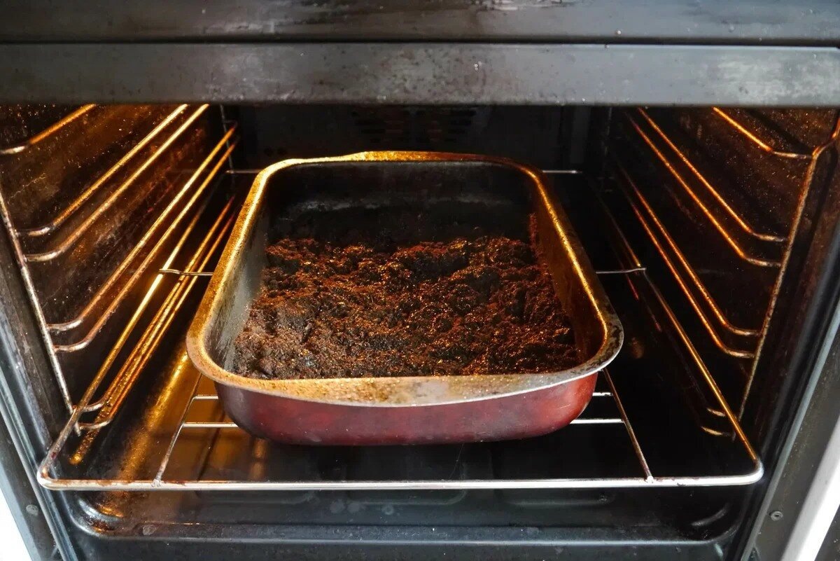 Прокали землю в духовке