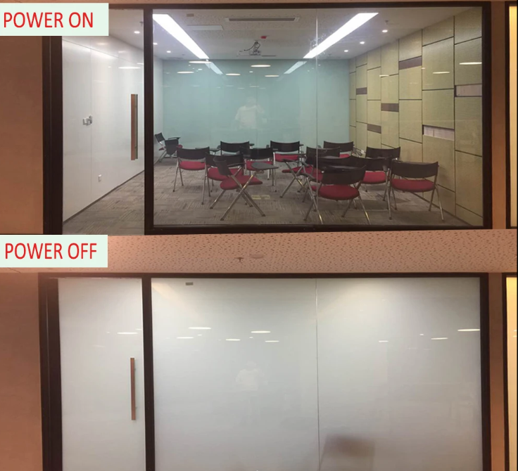 Электрическая самоклеящаяся пленка PDLC Smart на стекло окно дверь