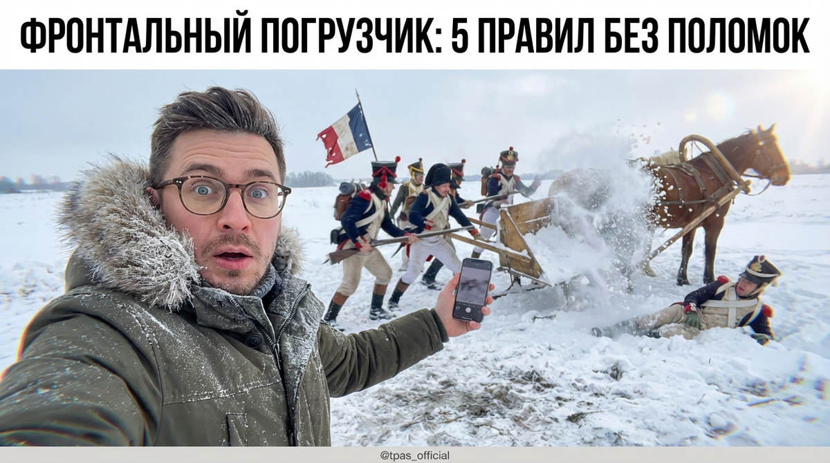    Соблюдение правил эксплуатации погрузчика зимой предотвращает поломки admin