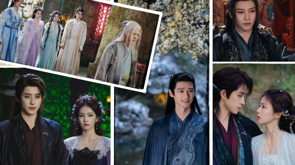 Коллаж создан автором этой статьи. В нем использованы кадры из дорамы "В погоне за луной" 2025 года.