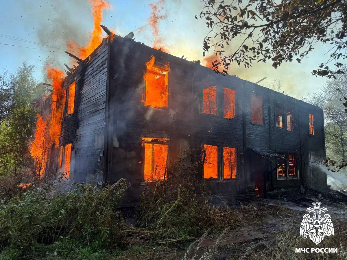 Фото с пожара в Соколе
