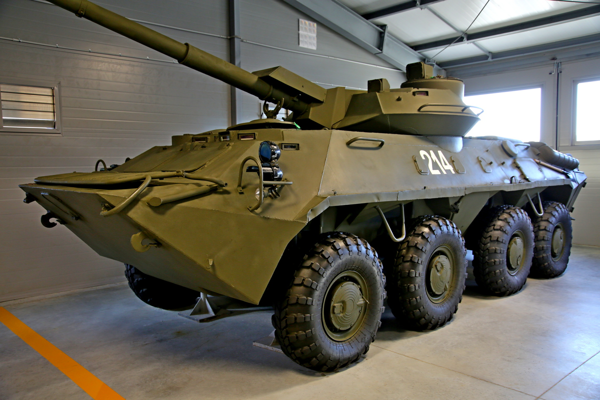 Опытная противотанковая самоходная артиллерийская установка 2С14 «Жало-С». Фотография с сайта парка «Патриот».