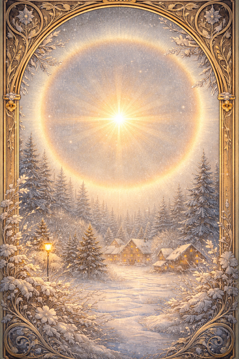 Гало — тихий зимний акварельный шёпот