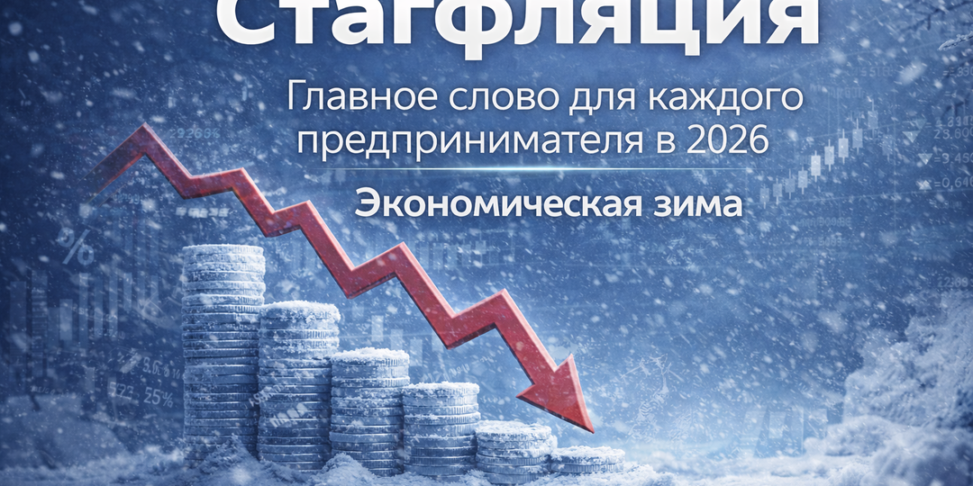 Стагфляция. Главное слово для каждого предпринимателя в 2026. Экономическая зима.