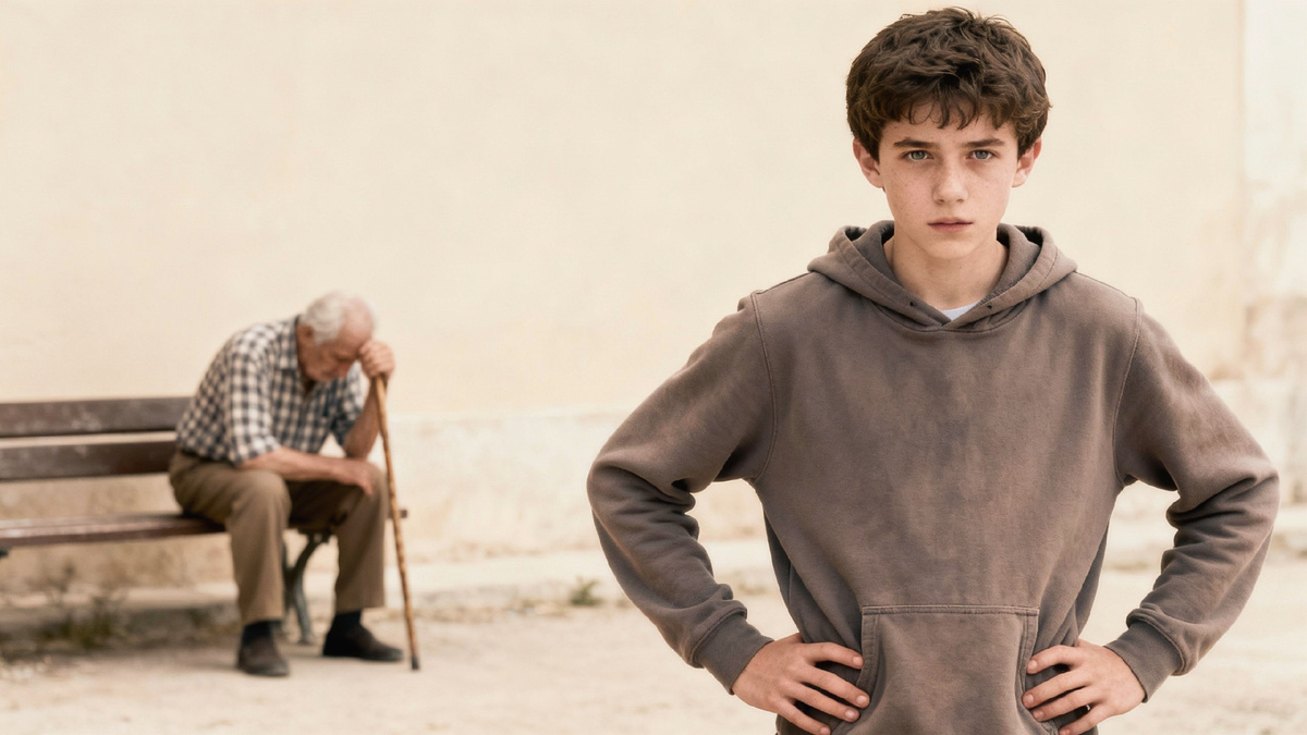 Костя и дед Фёдор 